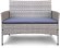 Комплект мебели АРИЯ бежевый на 6 персон с двумя диванами и столом 130х90 из искусственного ротанга