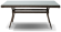 Стол обеденный серии ЛАТТЕ коричневый 160х90 из искусственного ротанга