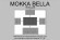 Комплект мебели MOKKA BELLA на 7 персон серый из искусственного ротанга