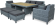 Стол обеденный MOKKA BELLA 170х100 серый из искусственного ротанга и лиственницы