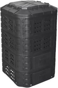 Садовый компостер Modular Composter-3 (Модуляр Компостер) 1120 л черный 93х93х146