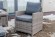 Комплект мебели ZOYA (Зоя) серый из искусственного ротанга
