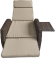 Кресло реклайнер GRAND PATIO (Гранд Патио) коричневое с регулируемой спинкой из искусственного ротанга