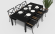 Стол обеденный GARDENINI CALMA (Кальма) размером 220х100 цвет антрацит из алюминия