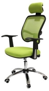 Кресло офисное Флекса зеленое